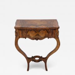 19th Century Louis Philippe Wall Console Table With Drawer Austria ca 1860 - 4121517