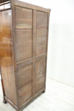 19th Century Louis Philippe Walnut Antique Wardrobe or Armoire with Mirror - 2823332