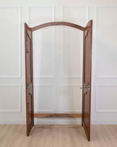19th Century Louis XV Style Walnut Double Communication Doors - 4722914