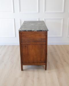 19th Century Louis XVI Style Chest of Drawers with Marble Top - 4821352