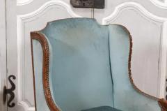 19th Century Louis XVI Style French Walnut Berg re Oreilles with Carved D cor - 3564418