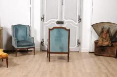 19th Century Louis XVI Style French Walnut Berg re Oreilles with Carved D cor - 3564468