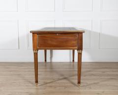 19th Century Louis XVI Style Mahogany Double Sided Desk with Leather Top - 4402313