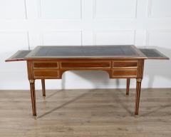 19th Century Louis XVI Style Mahogany Double Sided Desk with Leather Top - 4402315