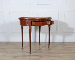 19th Century Louis XVI Style Multifunction Oval Mahogany Table with Triple Tops - 4402321