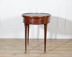 19th Century Louis XVI Style Multifunction Oval Mahogany Table with Triple Tops - 4402355