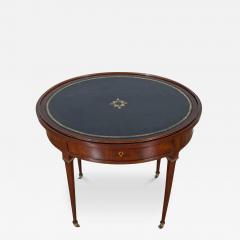 19th Century Louis XVI Style Multifunction Oval Mahogany Table with Triple Tops - 4402548