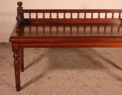 19th Century Mahogany Bench england - 2526022