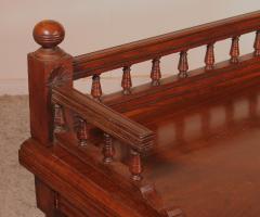 19th Century Mahogany Bench england - 2526027