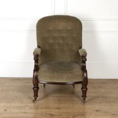 19th Century Mahogany Library Chair - 3606284