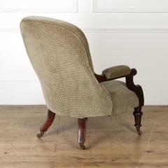19th Century Mahogany Library Chair - 3606365