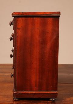 19th Century Mahogany Miniature Chest Of Drawers - 3391836