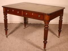 19th Century Mahogany Partner Desk From England - 2560570