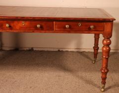 19th Century Mahogany Partner Desk From England - 2888860