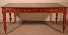 19th Century Mahogany Partner Desk From England - 2888864