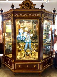 19th Century Mahogany Vitrine Armiore Cabinet by Guillaume Grohe - 2944702