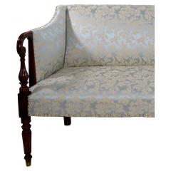 19th Century Mahogany Wood Federal Sheraton Style Sofa - 2785973
