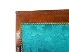 19th Century Mahogany Wood Framed Upholstered Settee - 2785735