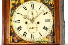 19th Century Mahogany Wood Long Case Clock - 1170330