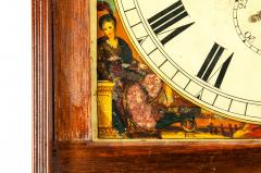 19th Century Mahogany Wood Long Case Clock - 1170333