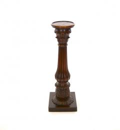 19th Century Mahogany Wood Pedestal Table - 2786541
