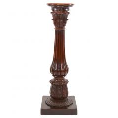 19th Century Mahogany Wood Pedestal Table - 2786550