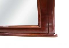 19th Century Mahogany Wood Trumeau Mirror - 2824270