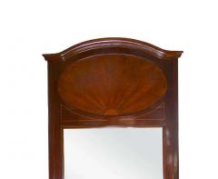 19th Century Mahogany Wood Trumeau Mirror - 2824271