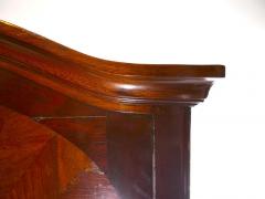 19th Century Mahogany Wood Trumeau Mirror - 2824275