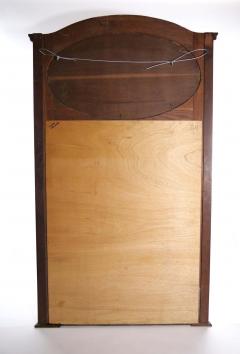 19th Century Mahogany Wood Trumeau Mirror - 2824280