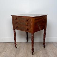 19th Century Mahogany Work Table U S A circa 1820 - 2919053