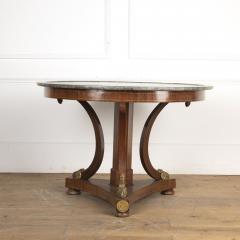 19th Century Mahogany and Marble Centre Table - 4047520