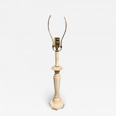 19th Century Marble Candlestick as Lamp with Bronze Base - 2552881