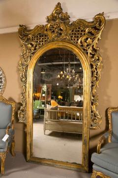 19th Century Monumental French Rococo Floor Mirror - 2955222