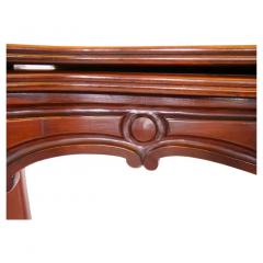 19th Century Napoleon III Mahogany Console Game Table - 2786520
