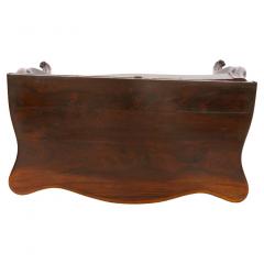 19th Century Napoleon III Mahogany Console Game Table - 2786525