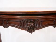 19th Century Napoleon III Mahogany Console Game Table - 2786526