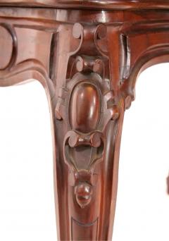 19th Century Napoleon III Mahogany Console Game Table - 2786527