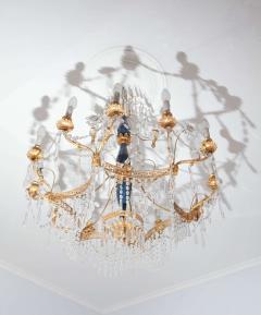 19th Century Neoclassical Baltic Crystal and Gilt Bronze Chandelier - 695215
