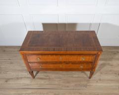 19th Century Neoclassical Inlaid Walnut and Cherry Italian Commode - 4397087