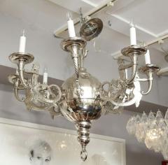 19th Century Nickel Plated Bronze Chandelier - 3130101