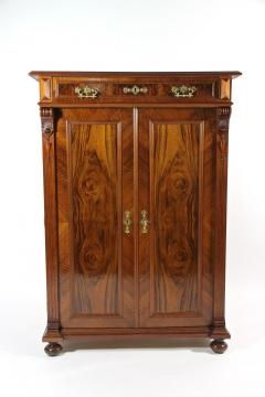 19th Century Nut Wood Cabinet Vertiko Austria circa 1890 - 4023472