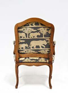 19th Century Nutwood Armchair With Cushion Handcarved AT ca 1880 - 3801268