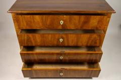 19th Century Nutwood Biedermeier Chest of Drawers Commode Austria ca 1840 - 4224415