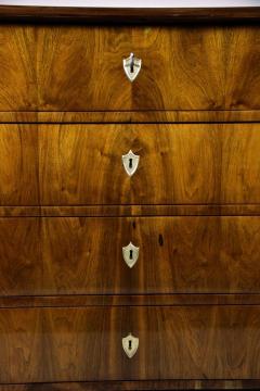 19th Century Nutwood Biedermeier Chest of Drawers Commode Austria ca 1840 - 4224449