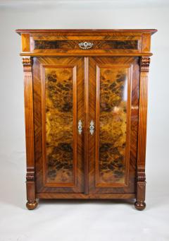 19th Century Nutwood Half Cabinet Nutwood Burl Austria circa 1880 - 4016870