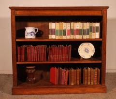 19th Century Oak Open Bookcase England - 3975577