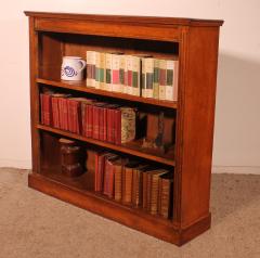 19th Century Oak Open Bookcase England - 3975583