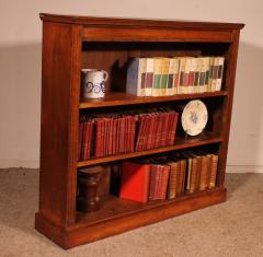 19th Century Oak Open Bookcase England - 3975585