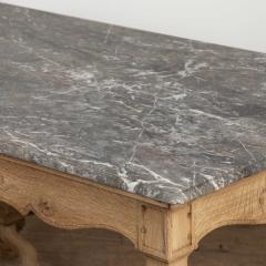 19th Century Oak and Marble Centre Table - 3559232